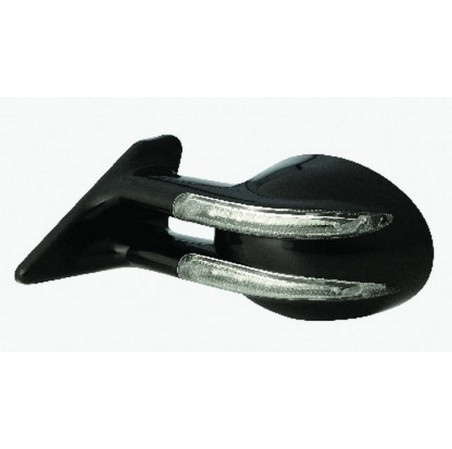 Racesport jeu de retroviseurs slr manuels noirs
