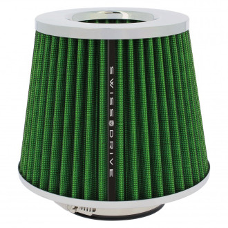 Filtre a air universel stream vert + 4 bagues 2