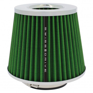Filtre a air universel stream vert + 4 bagues