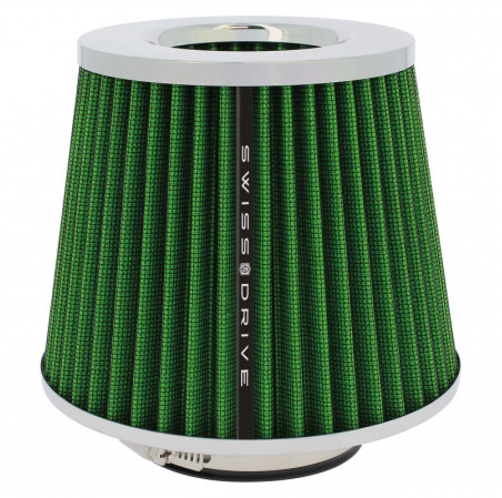 Filtre a air universel stream vert + 4 bagues