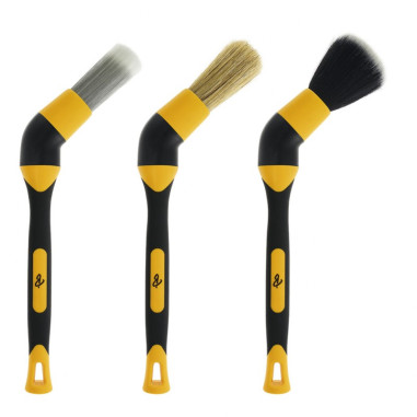 Pinceaux de detail multi-usage billionaire 3pcs