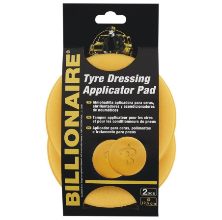 Tampons applicateur mousse vinyles/plastiques billionaire 2pcs