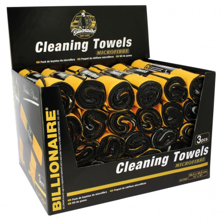 Lot de 3 microfibres 30.4cm*40.5cm - vendu par 30 lots