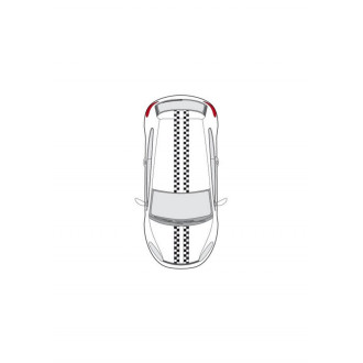 Car deco racing bandes full color