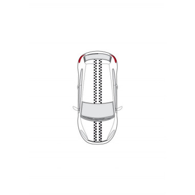 Car deco racing bandes full color
