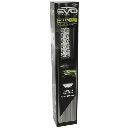 Evo formance 120w led bar light 40 leds - 6000k blanc pure - 1pc