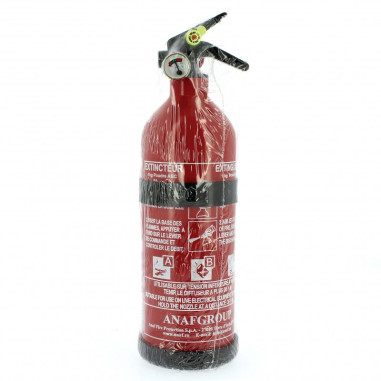Extincteur homologue en3 1kg + mano