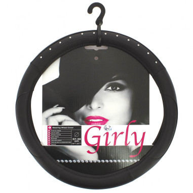 Couvre volant en faux diamants. Protégez votre volant et donnez lui une touche unique et différente grâce à cet étui avec décora