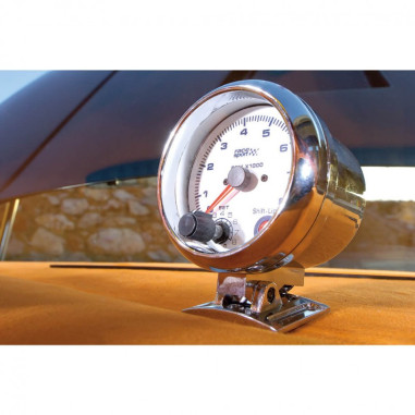 Tachymètre 12V de marque RACE SPORT avec feu de changement de vitesse pour mesurer le régime de votre voiture. Dimension : Diamè