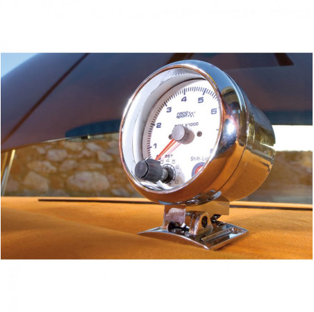 Tachymètre 12V de marque RACE SPORT avec feu de changement de vitesse pour mesurer le régime de votre voiture. Dimension : Diamè