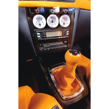 Tachymètre 12V de marque RACE SPORT avec feu de changement de vitesse pour mesurer le régime de votre voiture. Dimension : Diamè