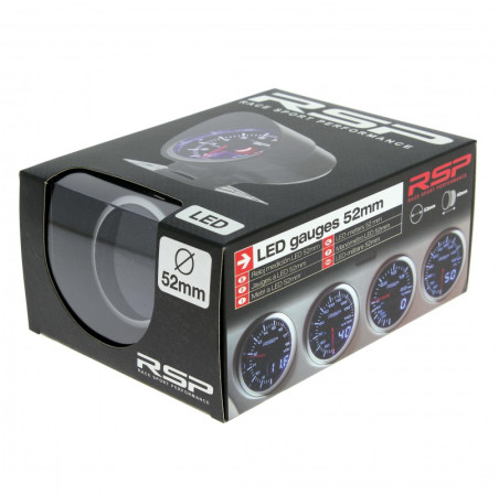 Race sport manometre de pression de turbo rsp d.52mm led