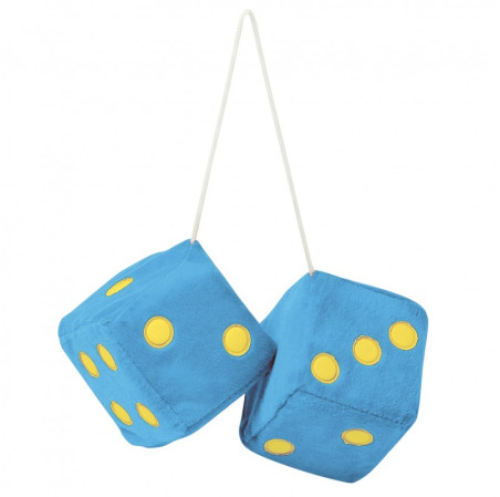 Dés décoratifs de 9×9 cm de marque CAR+, réalisés avec un matériau en tissu doux pour un toucher beaucoup plus agréable. Disponi