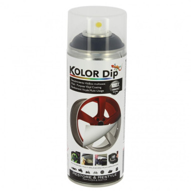 Kolor dip peinture finition noire - spray 400 ml