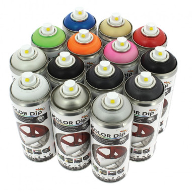 Kolor dip peinture finition noire - spray 400 ml