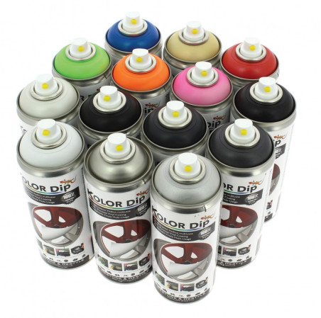 Kolor dip peinture finition noire - spray 400 ml