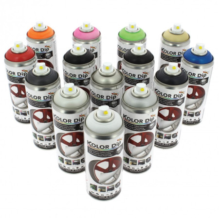 Kolor dip peinture finition noire - spray 400 ml