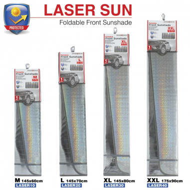 Pare-soleil frontal laser sun m 145x60cm