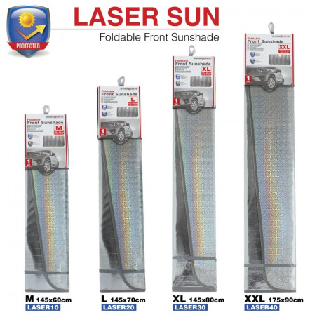 Pare-soleil frontal laser sun m 145x60cm