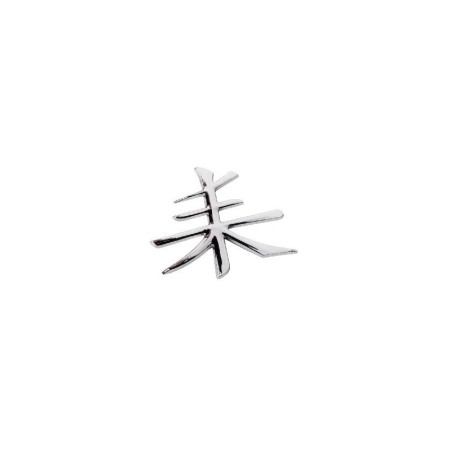 Embleme chrome symbol oriental