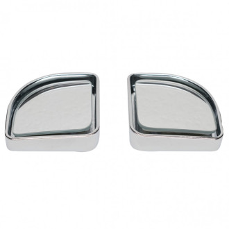 Lot de deux miroirs d'angles morts CAR+ à coller sur les rétroviseurs existants avec une fixation adhésive. Dimension : 5 x 5 cm 2