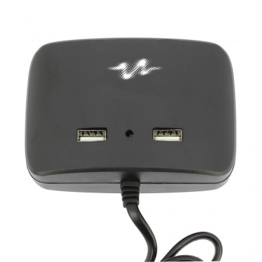 3 multiprises allume cigare + 2 usb 2.1a noir