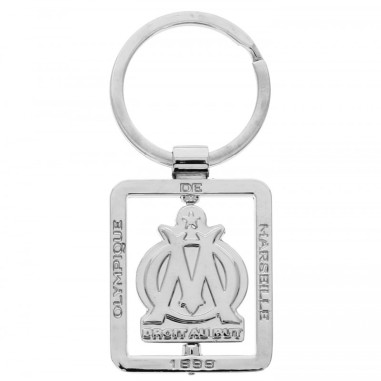 Porte-clefs metal tournant olympique de marseille