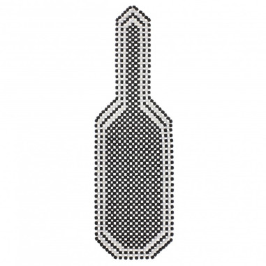 Couvre siège Baobab SWISS DRIVE. Couleur : Noir et Blanc. Dimension : 127 x 38 cm. 1pc.