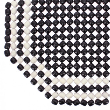 Couvre siège Baobab SWISS DRIVE. Couleur : Noir et Blanc. Dimension : 127 x 38 cm. 1pc.