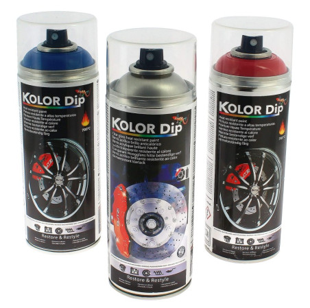 Kolor dip peinture etrier bleu resistante a la chaleur