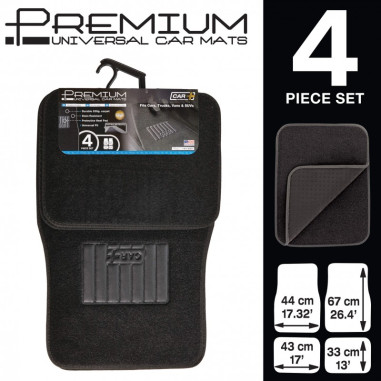Tapis moquette premium black