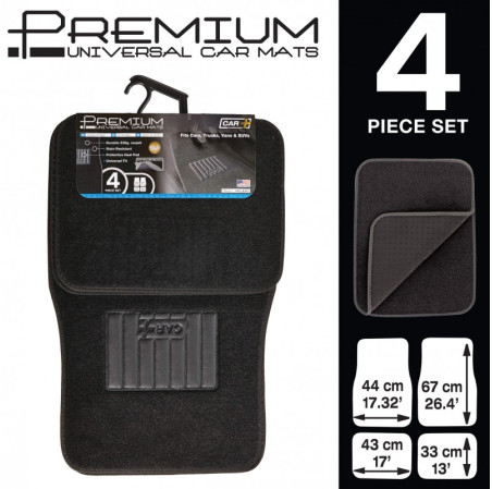 Tapis moquette premium black