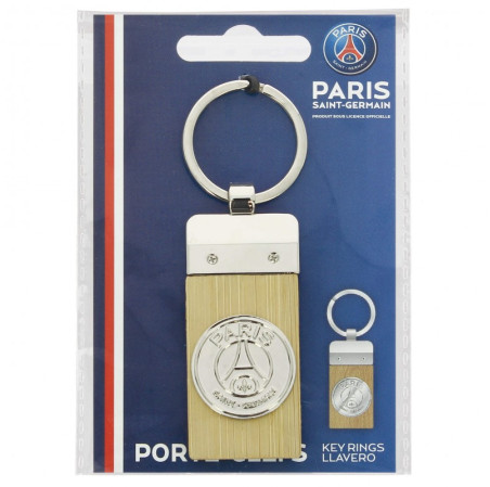 Psgkr50- porte-clefs paris saint-germain bois/metal
