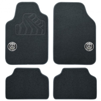 Lot de 4 tapis moquette universel aux couleurs du PSG