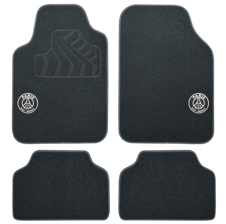 Lot de 4 tapis moquette universel aux couleurs du PSG