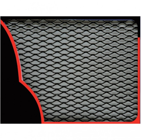 Swiss drive grille alu 33x100cm noir