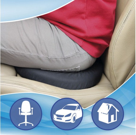 Coussin swiss drive a memoire de forme + gel pivotant 360°
