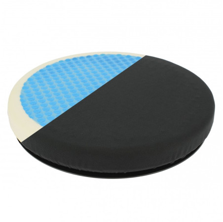 Coussin swiss drive a memoire de forme + gel pivotant 360°