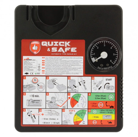 Kit anti crevaison automatique 120w/300ml