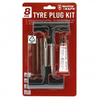 Kit de reparation pneumatique tubeless 8 pcs - colise par 6