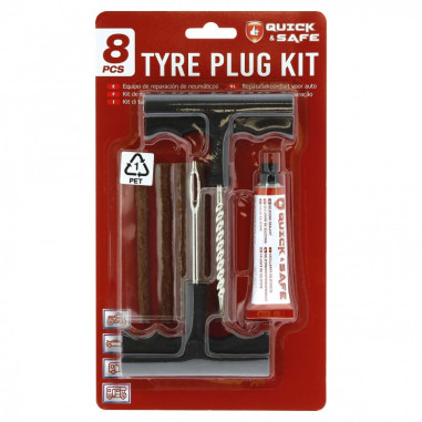 Kit de reparation pneumatique tubeless 8 pcs - colise par 6