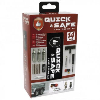 Kit de reparation pneumatique complet 14pcs
