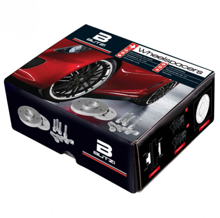 Butzi kit de 2 elargisseurs de voie 16mm + vis 12*1.50 4x100 60