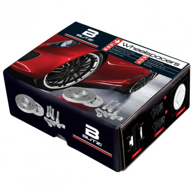 Butzi kit de 2 elargisseurs de voie 16mm + vis 4x108 65.1