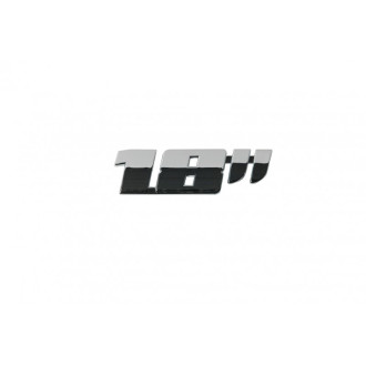 Embleme chrome taille de jantes 18"