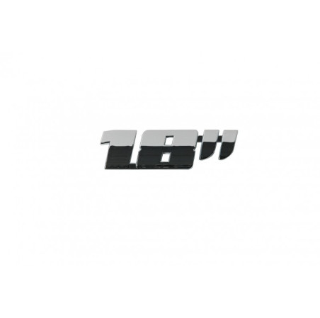 Embleme chrome taille de jantes 18"