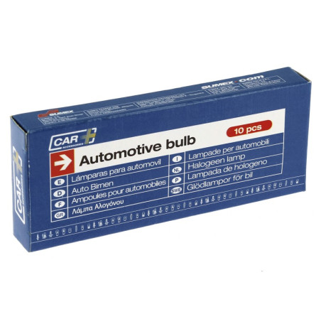 CAR+ AMPOULE WEDGE 12V. 1.2W. T5 W2x4.6D