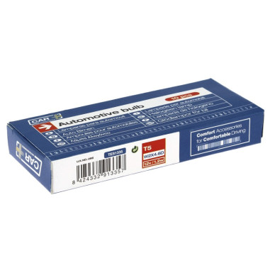 CAR+ AMPOULE WEDGE 12V. 1.2W. T5 W2x4.6D