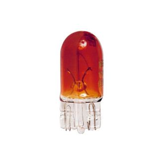 CAR+ BLISTER 2 AMPOULES WEDGE 12V. 5W. T10 W2.1x9.5D AMBREE