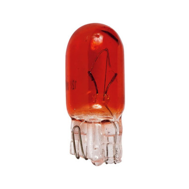 CAR+ AMPOULE WEDGE 12V. 5W. T10 W2.1x9.5D AMBREE